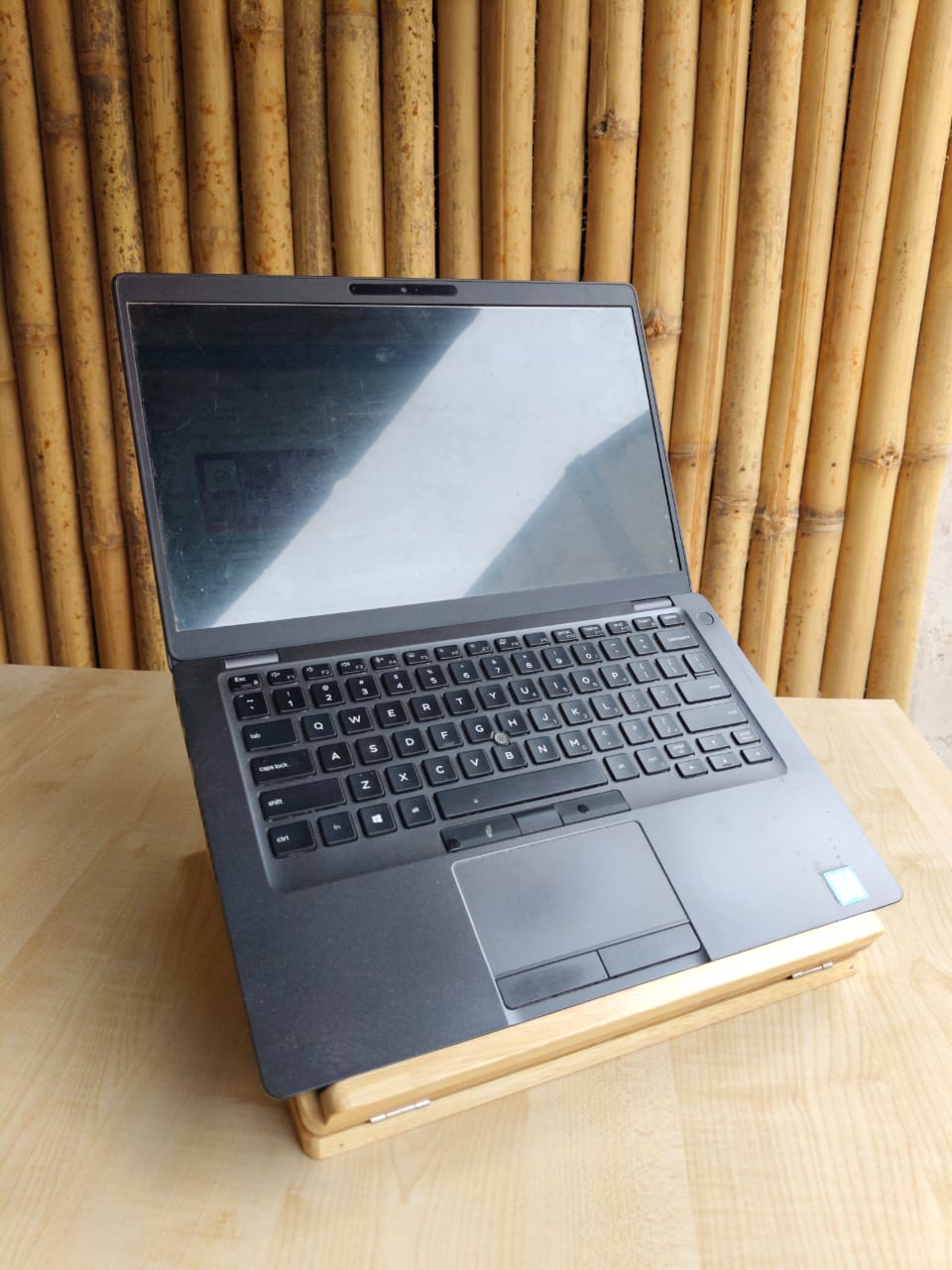 Wooden Laptop Stand – Handmade Wooden Laptop Riser for Ergonomic Desk Setup, Improved Airflow & Posture Support, Minimal Natural Finish, Eco-Friendly Office/Home Accessory